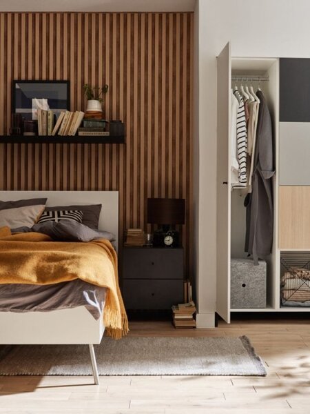 Riflaj decorativ Vox Linerio L-Line, natural, 2650x122x21 mm