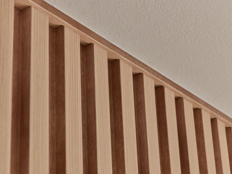 Riflaj decorativ Vox Linerio L-Line, natural, 2650x122x21 mm