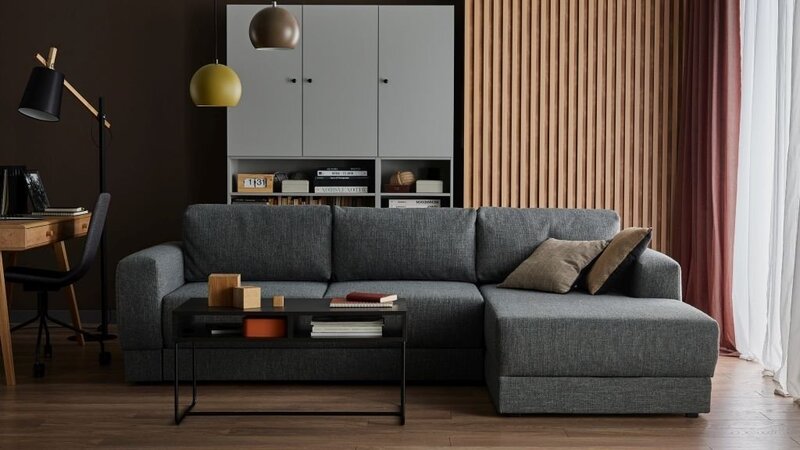 Riflaj decorativ Vox Linerio L-Line, natural, 2650x122x21 mm
